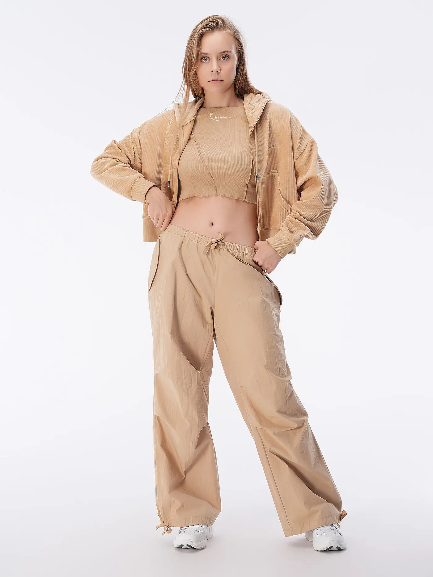 KARL KANI | Langarmshirt Cropped Fit | 